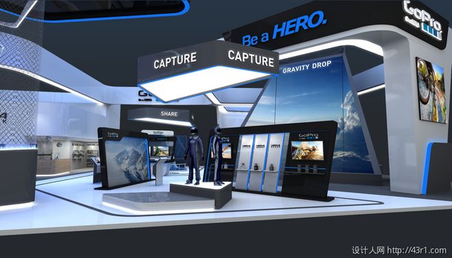 科技感 產(chǎn)品展示臺 展示墻_一組科技感 產(chǎn)品展示_展會設(shè)計,陳列設(shè)計_作品詳情_產(chǎn)品展示-設(shè)計人